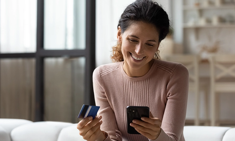 woman on phone